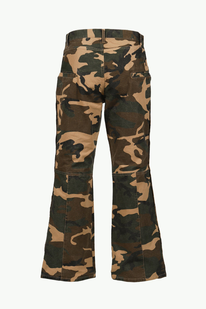 SIDE BUTTON PANTS / CAMO