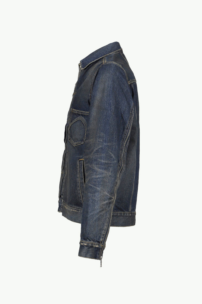 SLIDE DENIM JACKET / IND