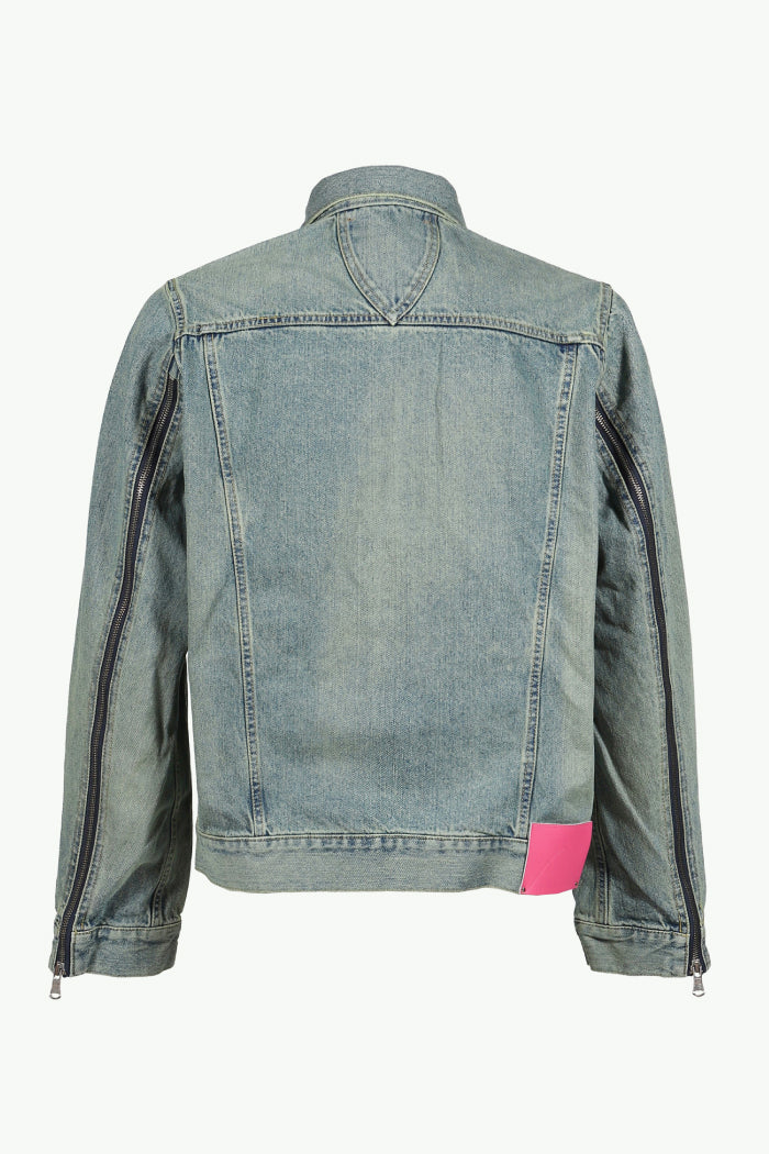 SLIDE DENIM JACKET / LT. IND