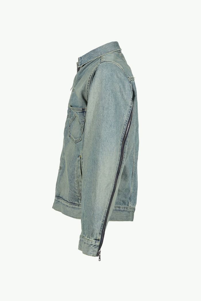SLIDE DENIM JACKET / LT. IND