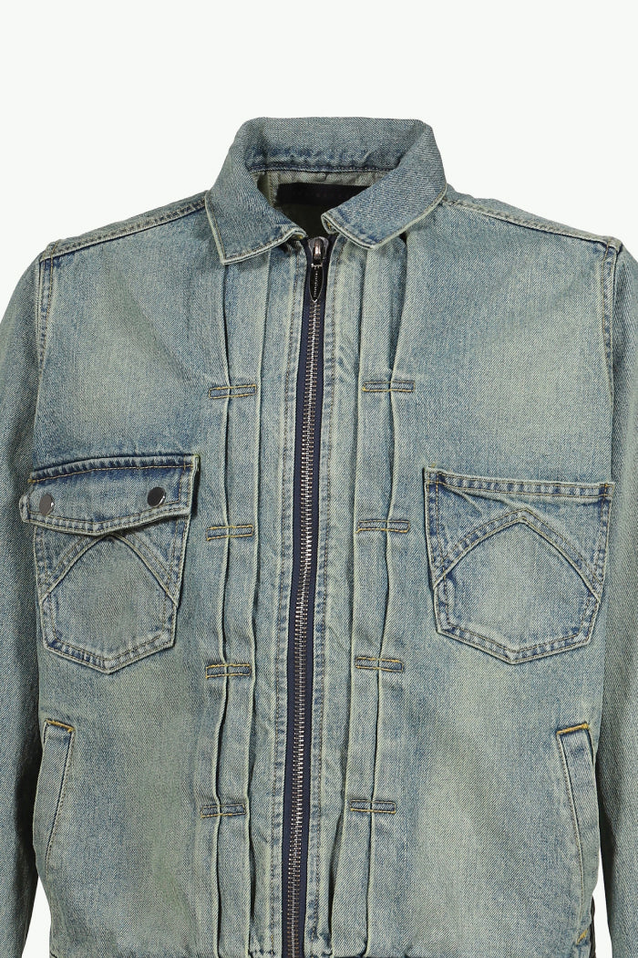 SLIDE DENIM JACKET / LT. IND