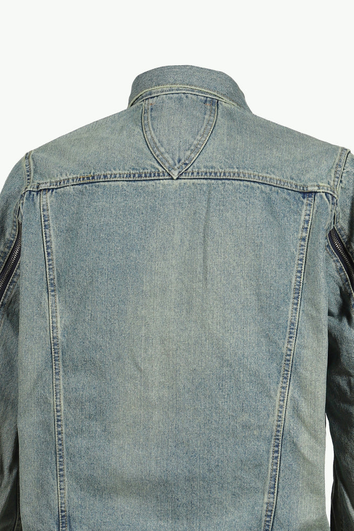 SLIDE DENIM JACKET / LT. IND