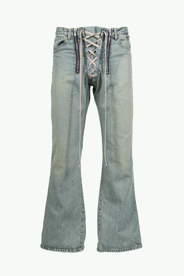 SLIDE DENIM PANTS / LT. IND