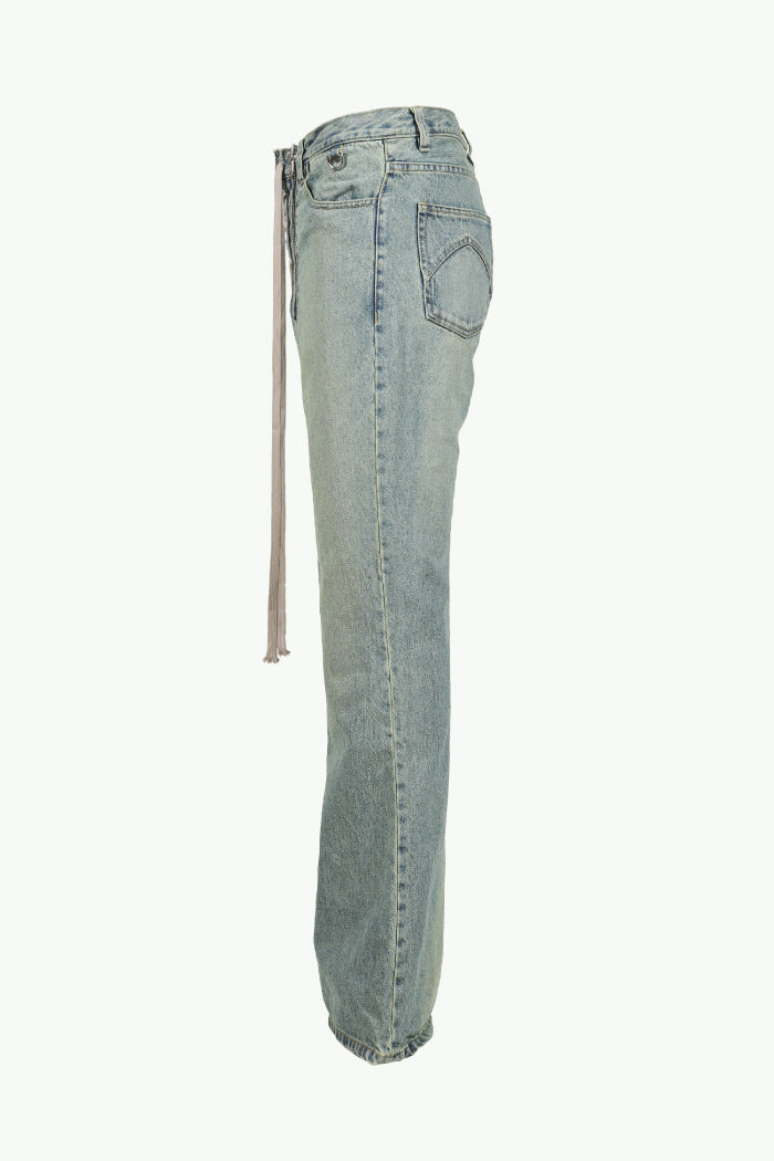 SLIDE DENIM PANTS / LT. IND