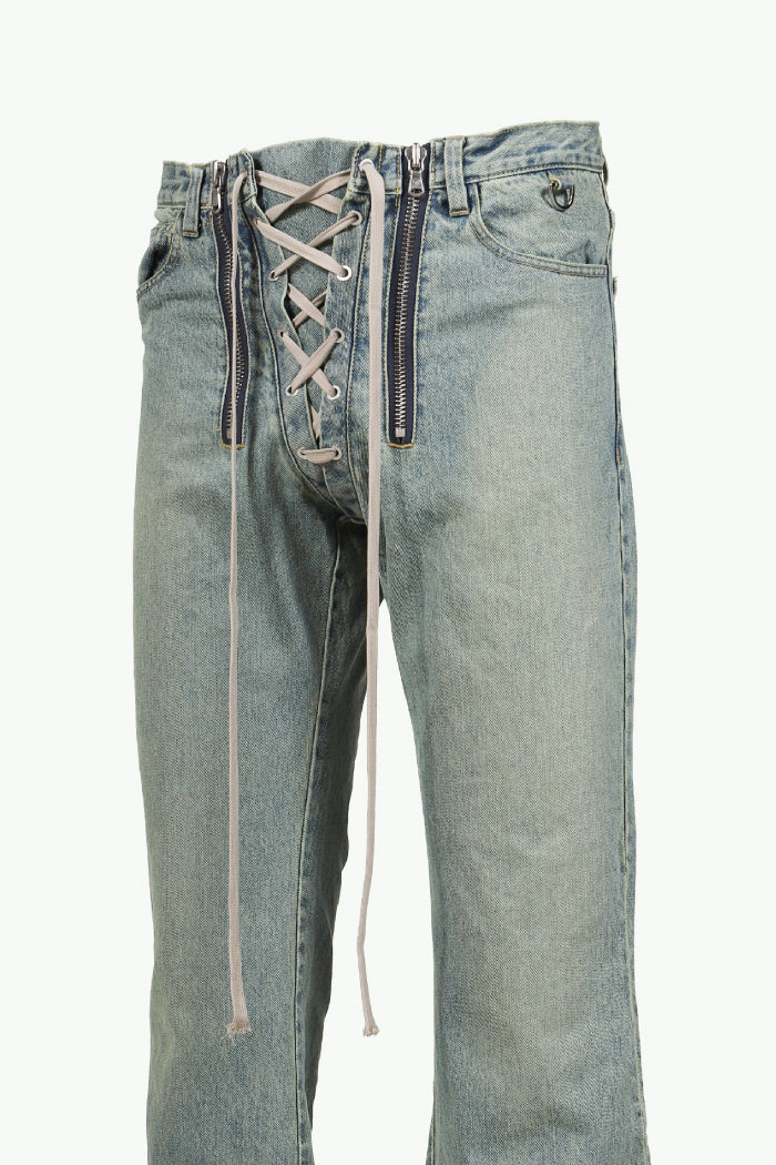 SLIDE DENIM PANTS / LT. IND