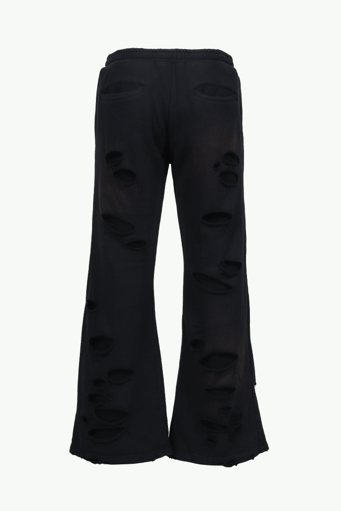 THERMAL LAYERED SWEAT PANTS / BLK
