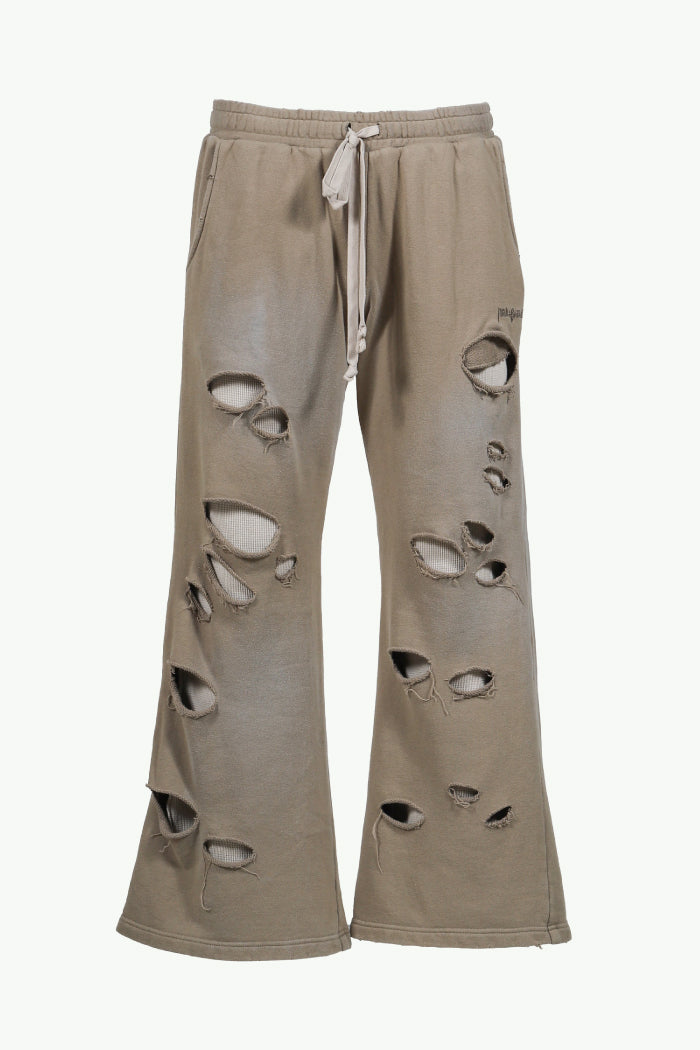 THERMAL LAYERED SWEAT PANTS / DUST