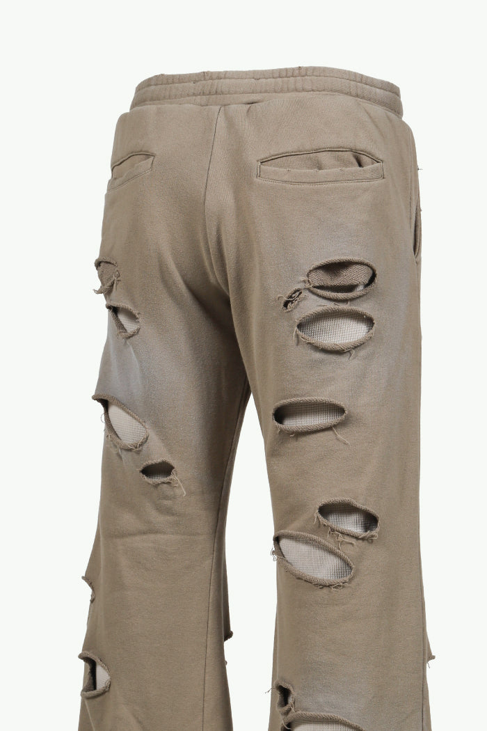 THERMAL LAYERED SWEAT PANTS / DUST