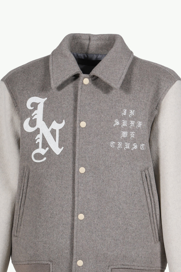 JN VARSITY JACKET / DUST