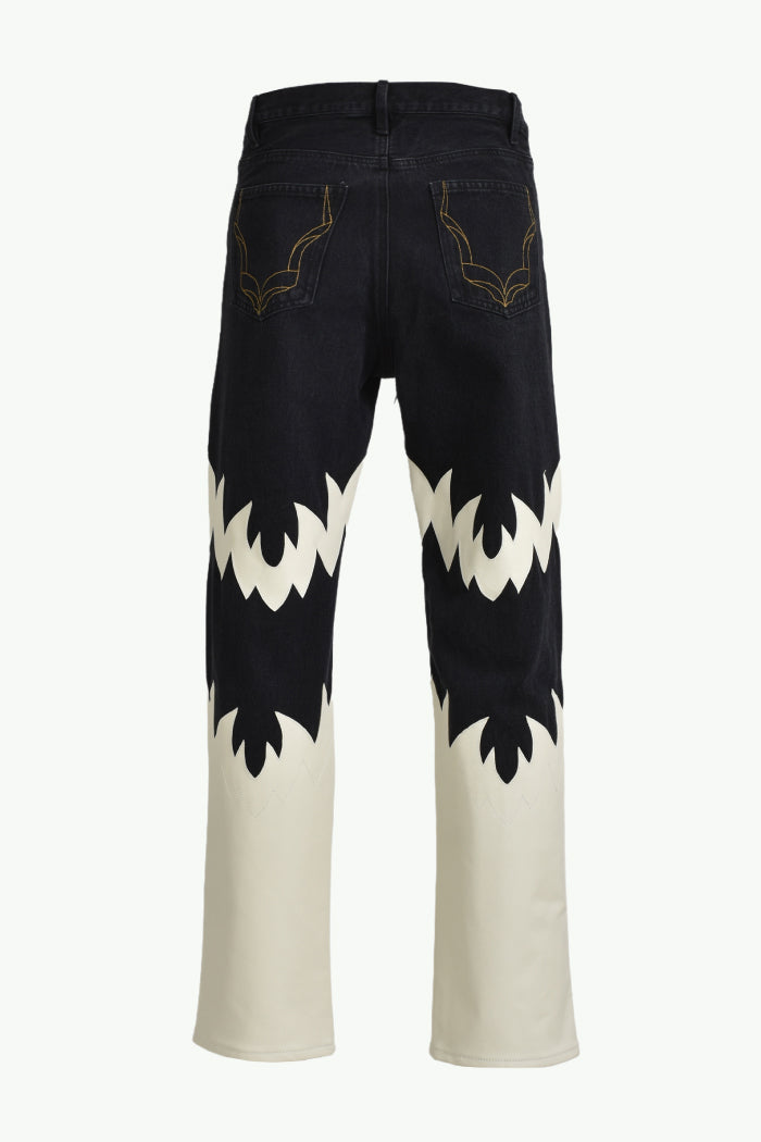 COWBOY PANTS / BLK