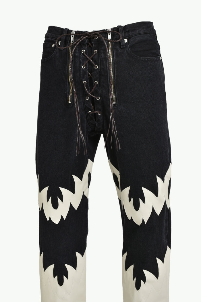 COWBOY PANTS / BLK